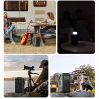 Powerbank Joyroom JR-PBF10 75000mAh 100W 3x USB-C 3x USB-A kokkupandava taskulambi ja käepidemega - roheline