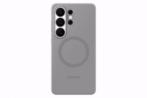 Samsung Силиконовый Магнитный Чехол для Samsung Galaxy S26 Ultra, совместим с MagSafe - серый
