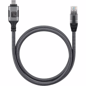 Techly ICOC U3C-RJ45-030 võrgukaabel Hõbedane, Must 3 m Cat6 F/UTP (FTP)