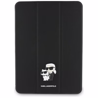 Karl Lagerfeld Saffiano Magnetic Karl & Choupette iPad Pro 11" 2024 Book Cover Ümbris - must