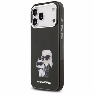 Karl Lagerfeld IML Aquarelle Karl & Choupette & Logo MagSafe Ümbris jaoks iPhone 17 Pro Max - Must
