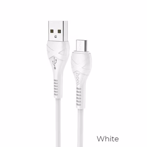 Kaabel USB A to Micro USB Hoco 1 m X37 valge