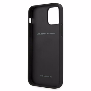 Ferrari FEHQUHCP12LBK iPhone 12 Pro Max 6.7" must/must kõvakott Off Track Quilted