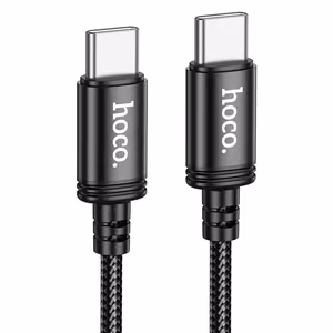 Кабель USB C to USB C Hoco 3A 60W 3 m X91 черный