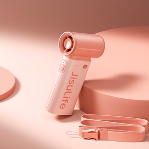Jisulife Life9 3600 mAh kaasaskantav USB-käsiventilaator-minipuhur, roosa