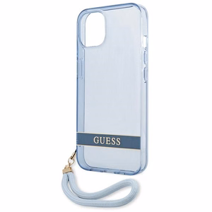 Guess GUHCP13MHTSGSB iPhone 13 6.1 "sinine / sinine hardcase Translucent Stap