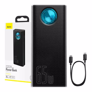 Powerbank Baseus Amblight 30000mAh, 4xUSB, USB-C, 65W (must)