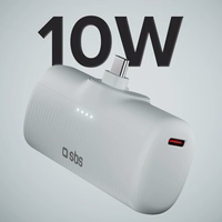 SBS EcoPower 5000 mAh 10W Powerbank sisseehitatud USB-C pesaga - Hall