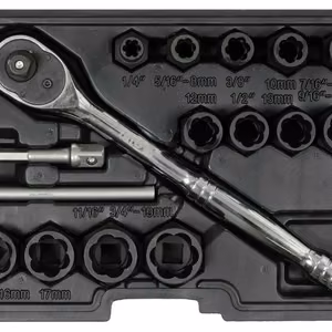 Yato YT-05897 – 16-osaline kruvi- ja poldieemaldajate komplekt