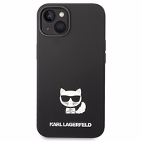 Karl Lagerfeld KLHCP14MSLCTBK iPhone 14 Plus 6.7 "hardcase must / must Silicone Choupette Body