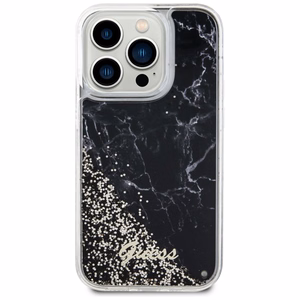 Guess GUHCP14LLCSGSGK iPhone 14 Pro 6.1" must/must hardcase Liquid Glitter Marble
