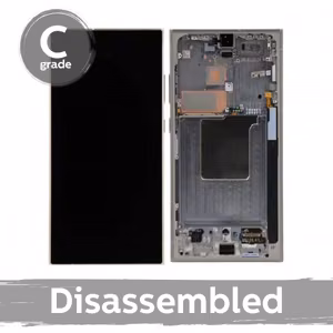 Samsung S928 S24 Ultra LCD-ekraan koos raamiga / titaanhall / (7.5/10 kasutatud)