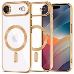 Tech-Protect MagFlex MagSafe Ümbris jaoks iPhone 17 Air - Läbipaistev Kuldne