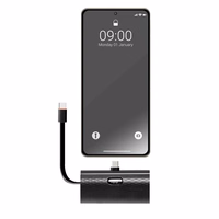 Powerbank Forcell F-Energy Power Plug F5K3 PD 20W 5000 mAh with built-in connector USB C must