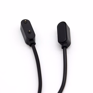HLH-10 magnetlaadija mudelitele Huawei Band 6 / 7 / 8 / 9 / 10 ja Watch Fit 1 / 2 / 3, 1m, must