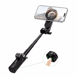 Otseülekande statiiv Hoco magnetilise ja universaalse kinnitusega juhtmevaba puldiga K27 PRO must