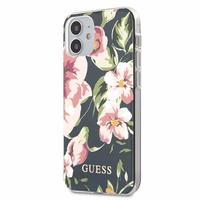 Guess GUHCP12SIMLFL03 iPhone 12 mini 5.4" merevaiguvärvi/navy N°3 lillekollektsioon