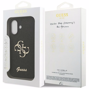 Guess Fixed Glitter Big 4G ümbris jaoks iPhone 17 - must