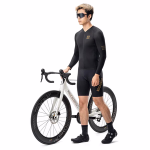 Rockbros YDCX008 Diamond Long Sleeve Cycling Jersey Size XXL - Black