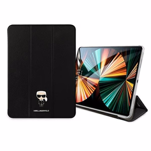 Karl Lagerfeld Saffiano Ikonic Karl Ümbris jaoks iPad 11" Pro 2021 - must