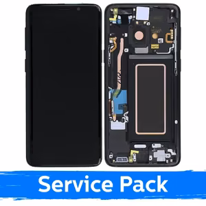 LCD Ekraan Ühildub Samsung G960 S9 Koos Frame / Midnight Must / (Service Pack)