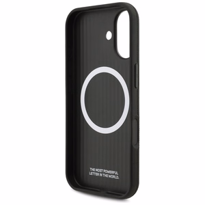 BMW M FW Metal Logo MagSafe Ümbris jaoks iPhone 17 - must
