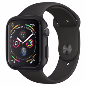 Spigen Thin Fit ümbris Apple Watch 4/5/6/SE (44 mm) - must