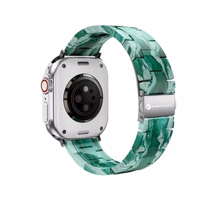Strap to Apple Watch Forcell F-Design FA04 marbled resin clasp 38 / 40 / 41 mm green