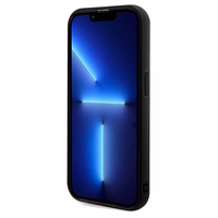 Guess Sequin Script Metal ümbris jaoks iPhone 14 Pro Max - must