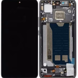 LCD ekraan Xiaomi Poco F7 Pro 5G puuteekraaniga koos raamiga must originaal (service pack)