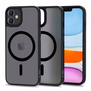 Tech-Protect MagMat MagSafe iPhone 11 Ümbris - Matte must