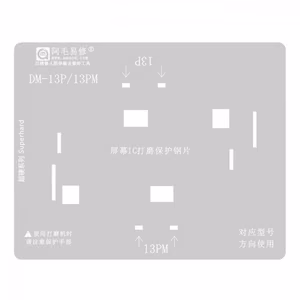 Ekraan IC Grinding Protection Stencil jaoks iPhone 13 Pro / 13 Pro Max