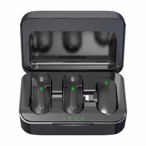 Devia microphone for smartfon Kintone Lightning wireless 2in1 black