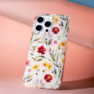 Glow Glam ümbris jaoks iPhone 11 valge