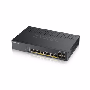 Zyxel GS1920-8HPV2 hallatav Gigabit Etherneti (10/100/1000) võrgulüliti Etherneti kaudu toiteedastusega (PoE), must