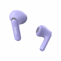 Trust Yavi - juhtmevaba Earbuds Bluetooth TWS with Charging ümbris & ENC (lilla)