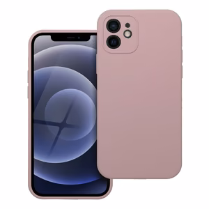 Чехол для iPhone 12 Silicone 2mm пудровый розовый
