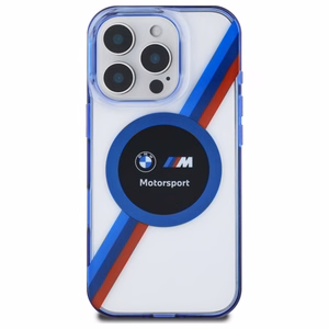 BMW BMHMP16X23HTPUT iPhone 16 Pro Max 6.9" läbipaistev hardcase Motosport IML Circle MagSafe