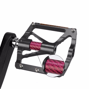 Rockbros K307PT helkuritega alumiiniumist jalgratta platvormpedaalid – mustad