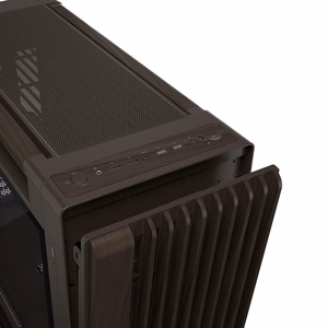 ASUS ProArt PA602 puidudisainiga retropruun keskmise tornmõõduga arvutikorpus karastatud klaaspaneeliga