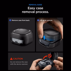 Spigen Rugged Armor ümbris Samsung Galaxy Buds 4 / 4 Pro - Matte must