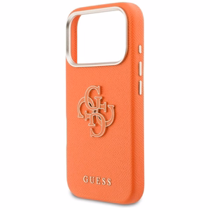 GUESS ümbris IPHONE 17 Pro Max'ile GUHCP17X5PS4RGGO (PU FW Vaigu logo) oranž
