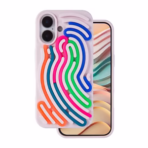 Чехол DIY Snake для iPhone 16 6,1" розовый