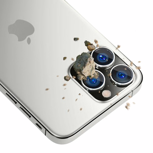 Kaameraklaas iPhone 13 Pro Max / 13 Pro 9H 3mk objektiivi kaitseks Pro seeria objektiivi jaoks - hõbedane
