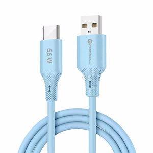 Kaabel USB A to USB C Forcell F-Energy QC4.0 3A 66W Silikoon 1 m C342 sinine