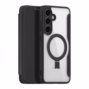 Чехол Dux Ducis "Skin X Pro Ring Stand" для Samsung S938 S25 Ultra чёрный