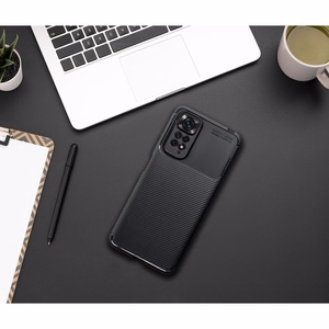 Ümbris jaoks Xiaomi Redmi Note 15 PRO 5G Carbon Premium must