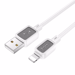 Kaabel USB A to Lightning Hoco 2,4A 1 m X108 valge