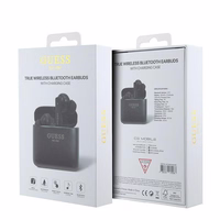 Guess Bluetooth headphones GUTWSSU20ALEGK TWS + docking station must/must Printed Logo