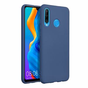 Чехол для Huawei P30 Lite Silicone синий